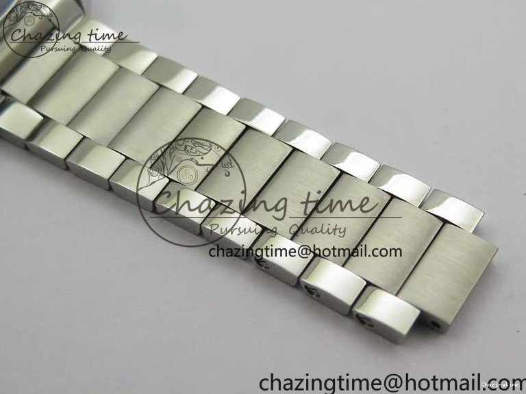 0111 Speedmaster SS Snoopy Apollo OMF Best Edition White Dial on SS Flat link Bracelet Venus Trendy 7882